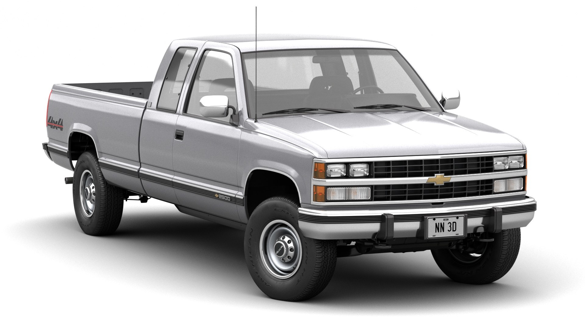 1988 CHEVROLET SILVERADO 2500 3D - TurboSquid 1853141, image size:1920x1080