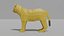 Cachorro de león de dibujos animados