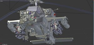 3D apache helicopter
