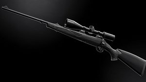 Hunter 85 Rifle 3D Model