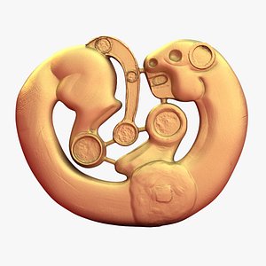 ancient scythian sculpture lion c4d