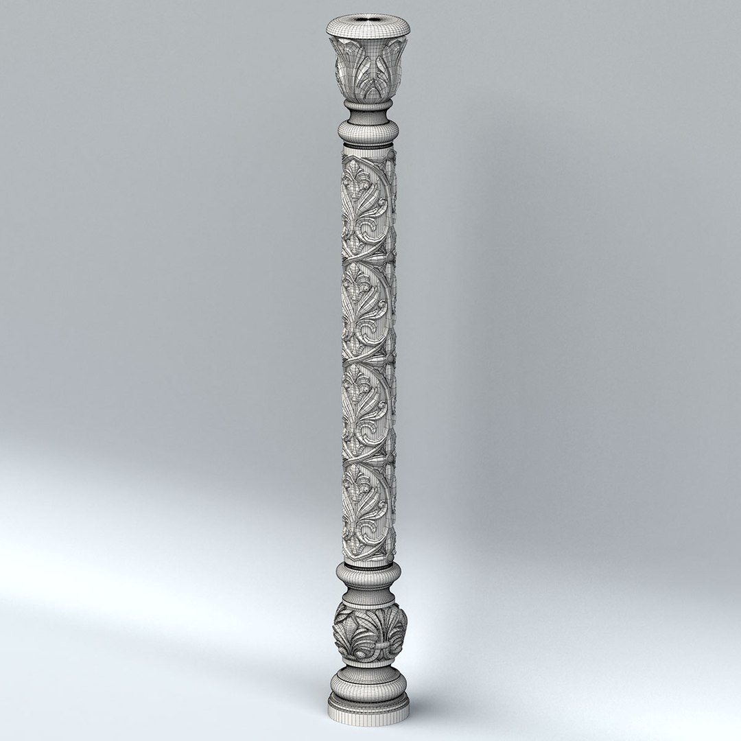 carved column 3D model https://p.turbosquid.com/ts-thumb/rA/SgA8n1/RA4dFuFA/column005p2wire/jpg/1524828455/1920x1080/fit_q87/94df1522f8aaf1df161c702a65dbb09400bb8f26/column005p2wire.jpg