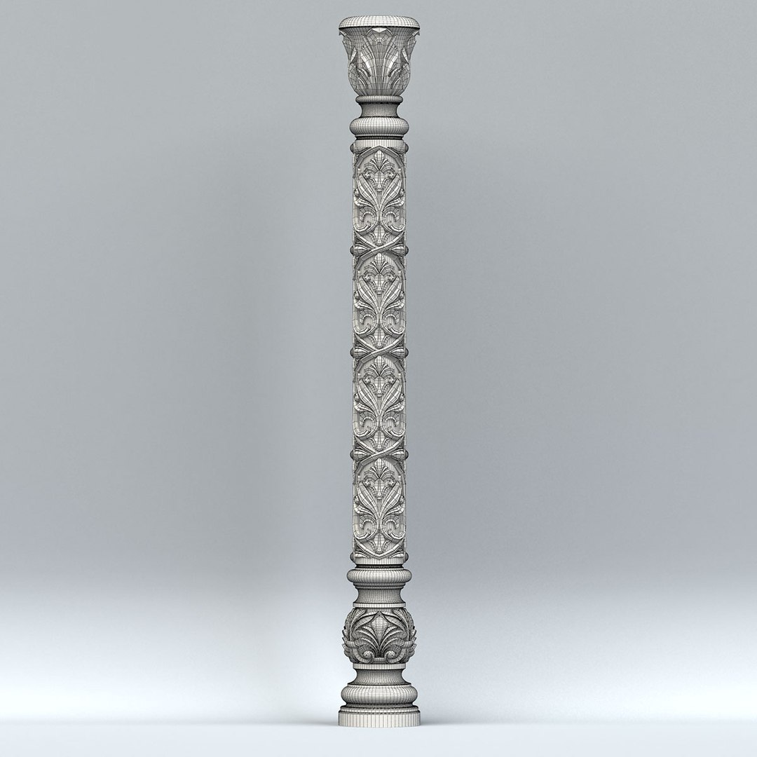 carved column 3D model https://p.turbosquid.com/ts-thumb/rA/SgA8n1/o00yd5Os/column005fwire/jpg/1524828442/1920x1080/fit_q87/833dfb65064198c4b39b0329bfe153070cfe0cda/column005fwire.jpg