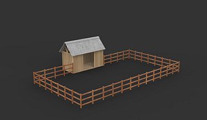 3D The Chicken Hut 3D model
