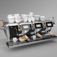 Astoria Coffee Machine Storm 3 group black