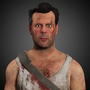 John McClane Character 3D