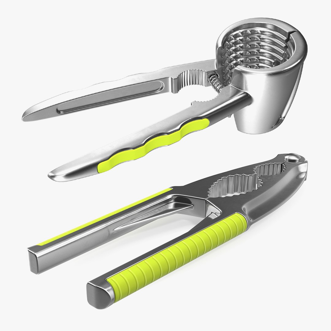 Stainless Steel Nutcrackers Collection 3D model preview