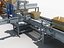 automatic production packing line 3D model
