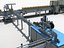 automatic production packing line 3D model