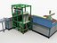 automatic production packing line 3D model