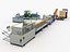 automatic production packing line 3D model
