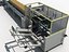 automatic production packing line 3D model