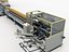 automatic production packing line 3D model