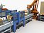 automatic production packing line 3D model