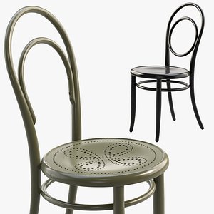 N 14 - Thonet wooden chair 3D model