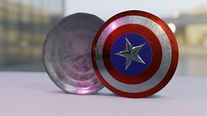 America Captain Shield 3D model