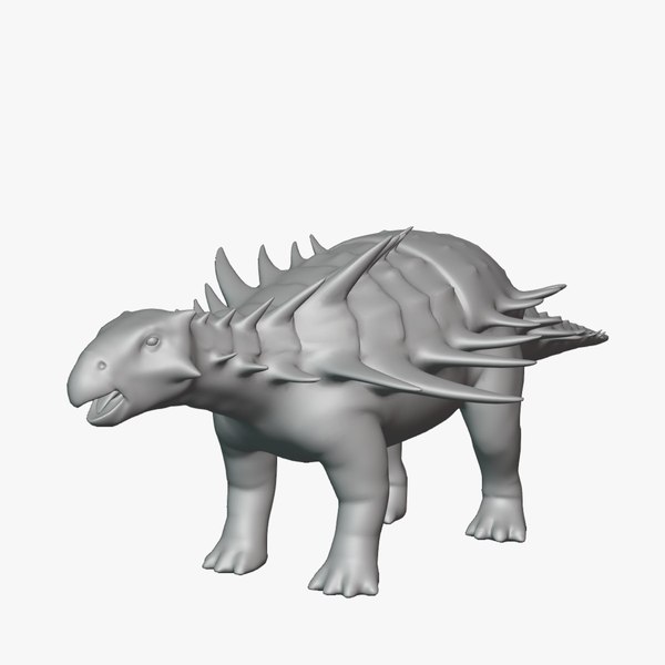 Polacanthus Basemesh Low Poly 3D model