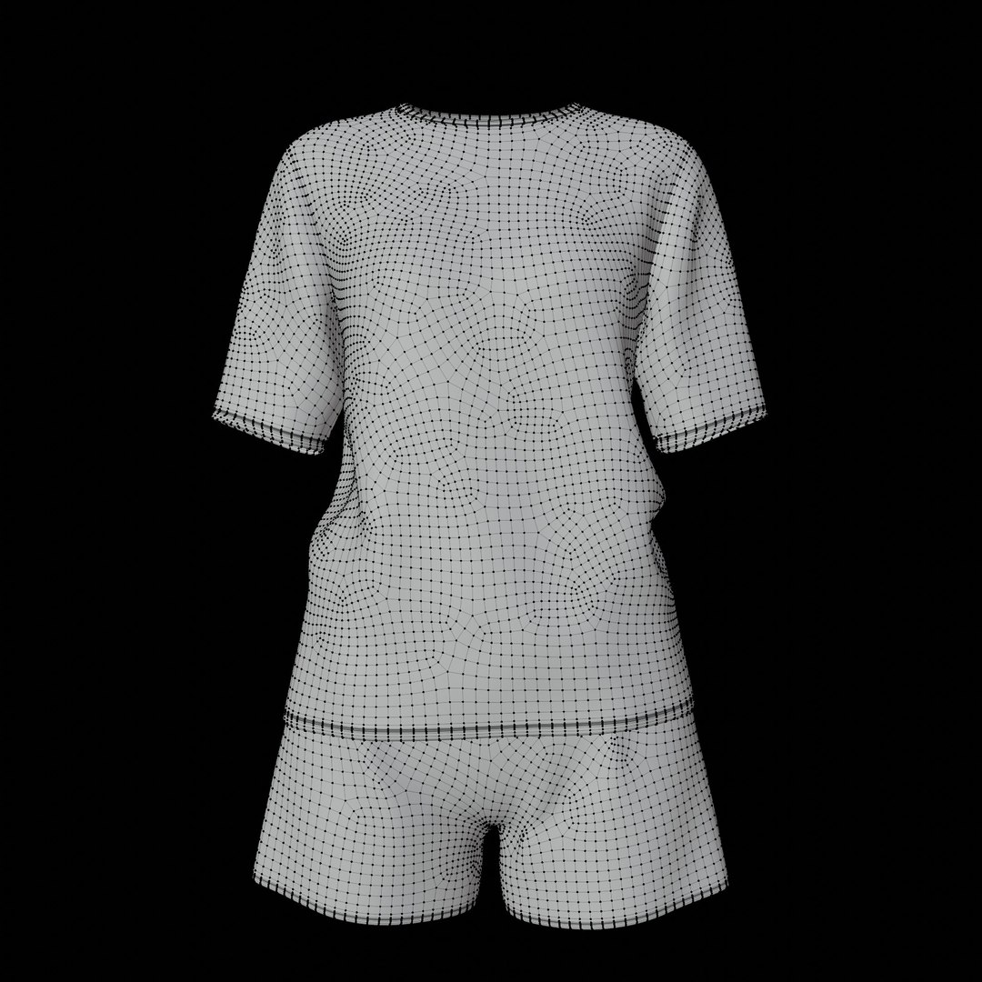 Womens pyjamas - female casual outfit 3D model https://p.turbosquid.com/ts-thumb/rA/k3pZ96/gG/wireframe/jpg/1622428645/1920x1080/fit_q87/ef79aa8461234971187688cf7e7fdc4565ee48ab/wireframe.jpg
