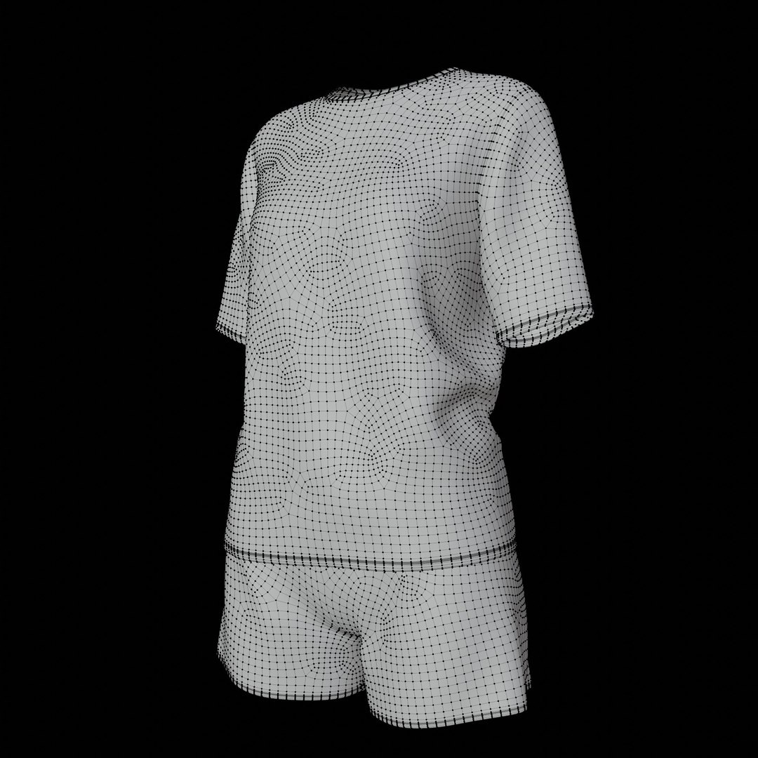 Womens pyjamas - female casual outfit 3D model https://p.turbosquid.com/ts-thumb/rA/k3pZ96/nz/wireframe4/jpg/1622428644/1920x1080/fit_q87/d6c2db2ee76f2a2eda7f0063fca96d5b71599d99/wireframe4.jpg
