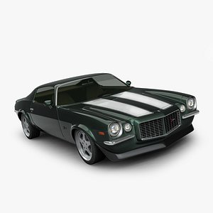 chevrolet camaro 1970 3d model