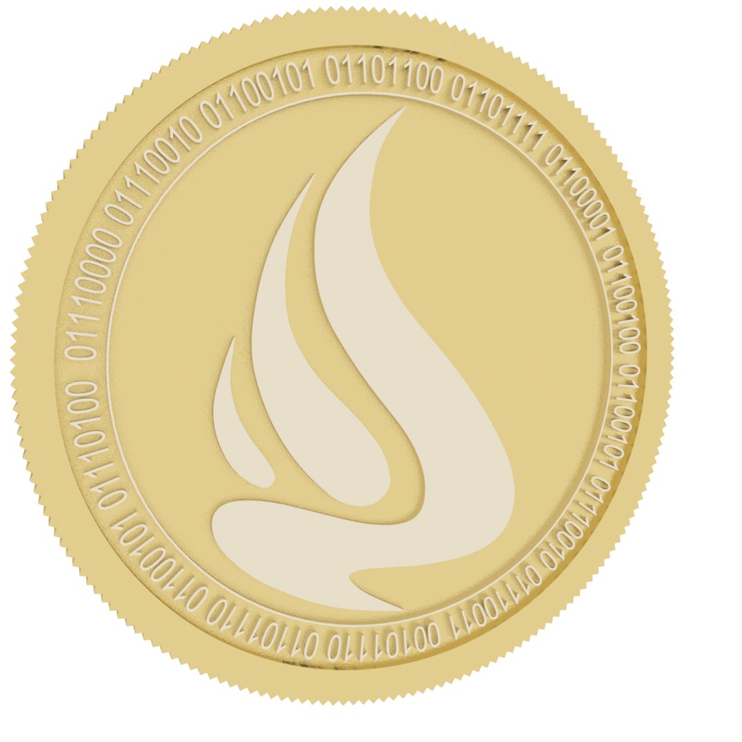 3D elphyrecoin gold coin - TurboSquid 1602805