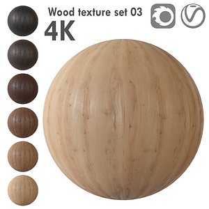 3D Wood Texture set 03