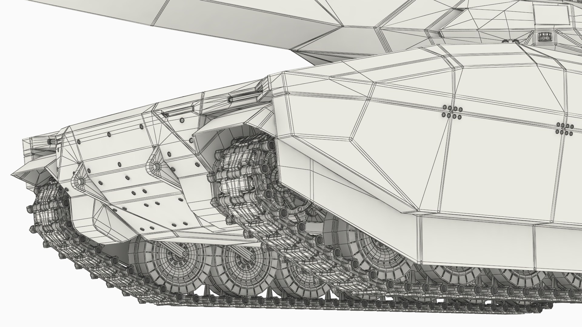 PL-01 Armored Stealth Combat Vehicle Rigged Model - TurboSquid 2453922