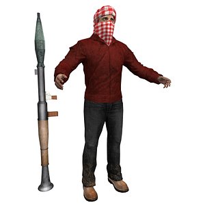 terrorist man 3d x