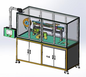 Automatic Strapping Machine 3D CAD Model 3D model