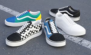 Vans Old Skool  Collection 3D model