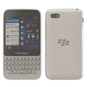 3d blackberry q5 white model