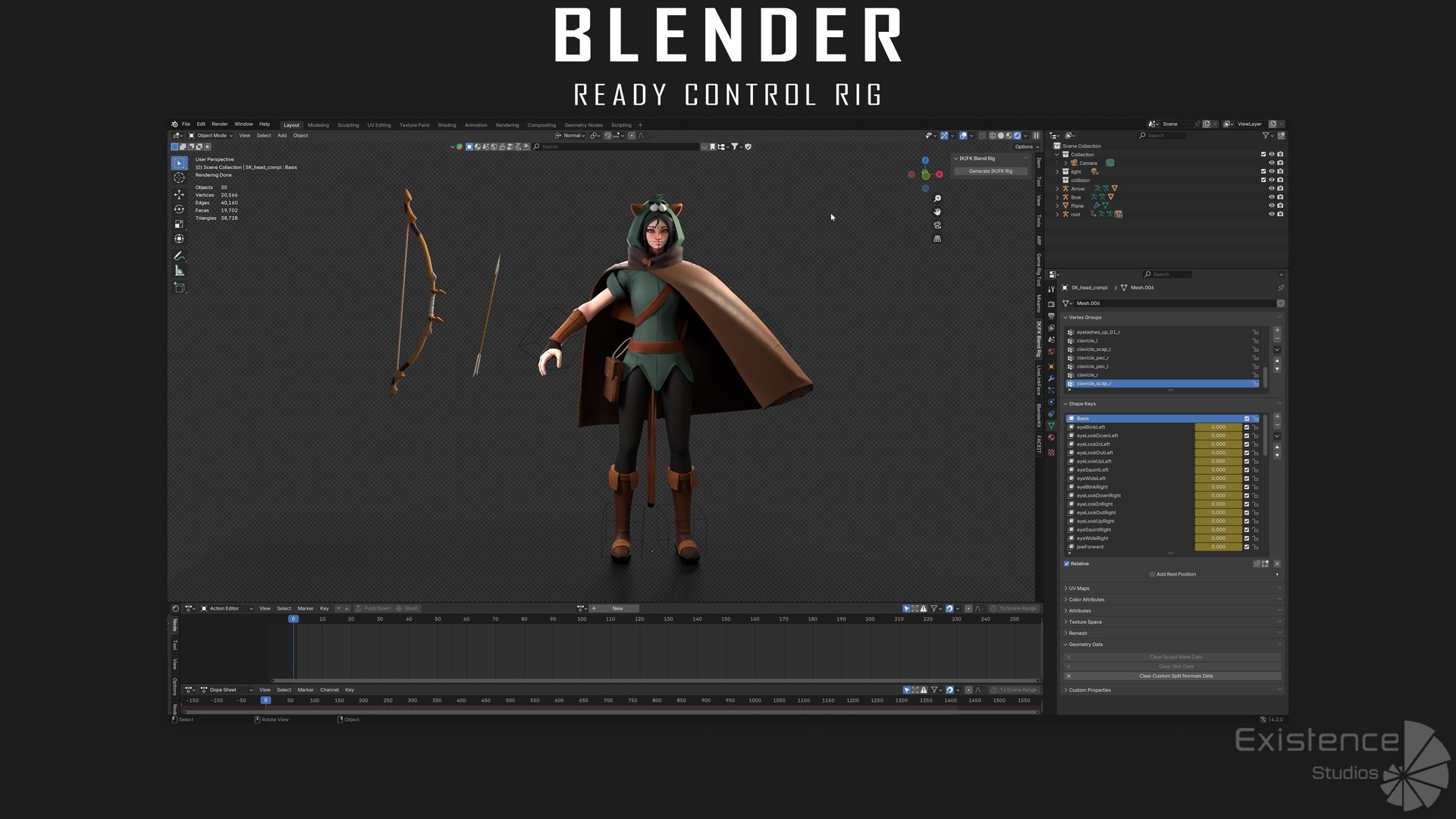 3D Sylva Archer with Bow https://p.turbosquid.com/ts-thumb/rB/NLTYPi/VD/blender/jpg/1785833623/1920x1080/fit_q87/5a26db5e4d3d851efcf7027bd75657ab39fcdbc3/blender.jpg