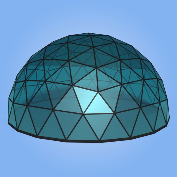 Modello 3D Cupola geodetica - TurboSquid 1939228