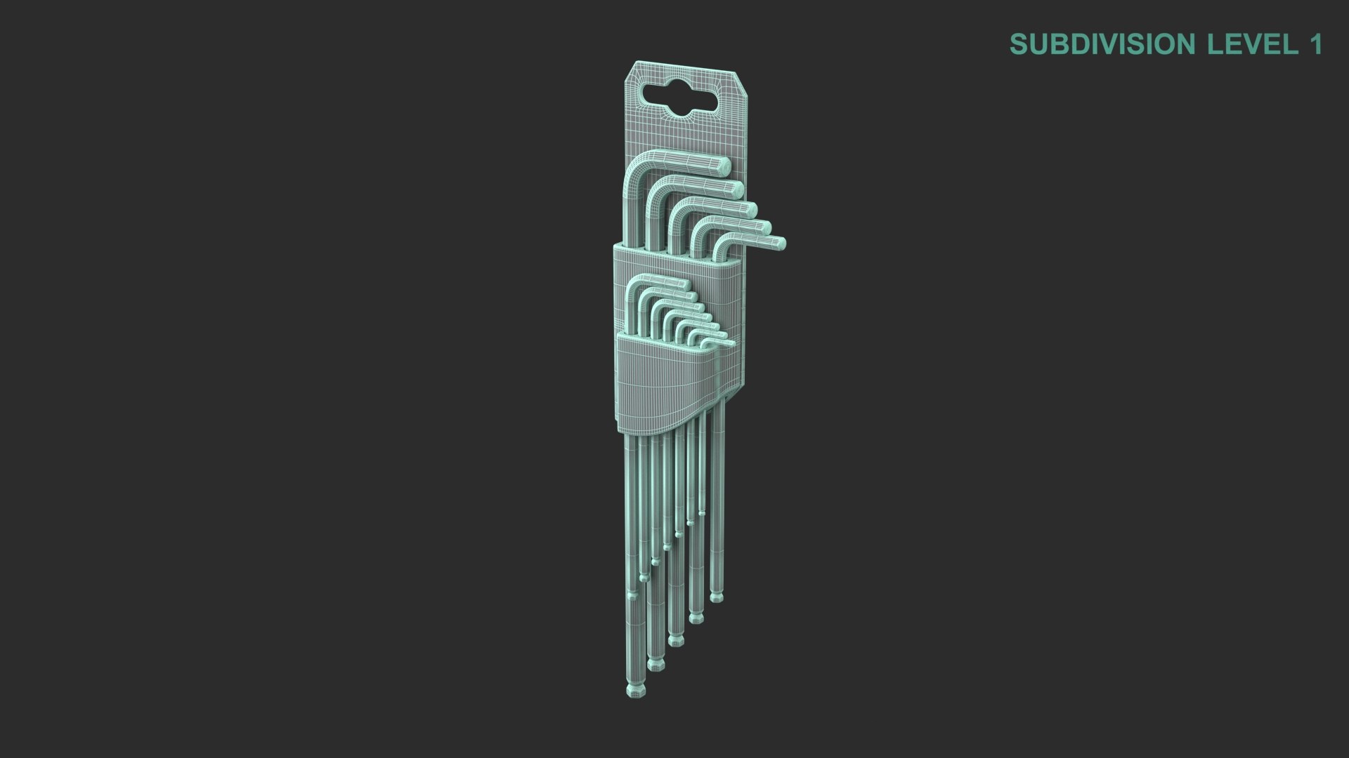 Allen Wrench 3D model https://p.turbosquid.com/ts-thumb/rB/VYtDMX/Vc/wireframe0004/jpg/1637740053/1920x1080/fit_q87/7edbcb8c8823fc752cdfcc52f823fde549f8d547/wireframe0004.jpg