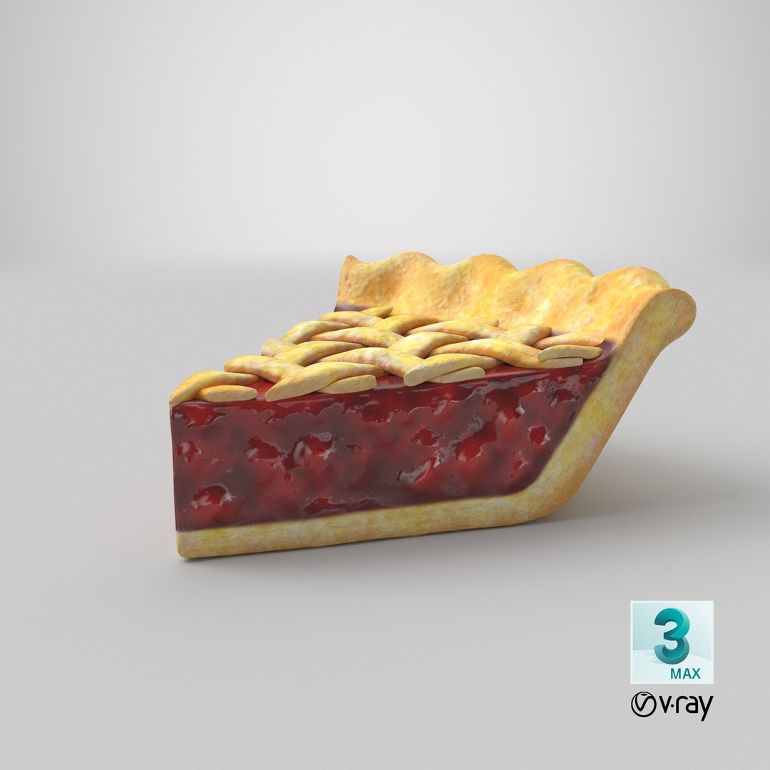 Cherry Pie Slice 3D model https://p.turbosquid.com/ts-thumb/rB/YDgRsH/Md/stemcell_max_vray_render/png/1680027632/1920x1080/fit_q87/7a4a28b490c10d48df5d42aad61f9b67e9e1900a/stemcell_max_vray_render.jpg