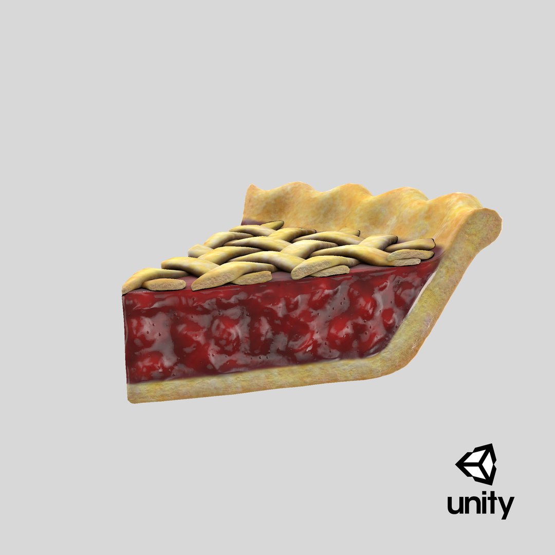 Cherry Pie Slice 3D Model - TurboSquid 2041107