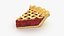Cherry Pie Slice 3D model