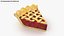 Cherry Pie Slice 3D model