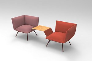 3D model Altair Sofa