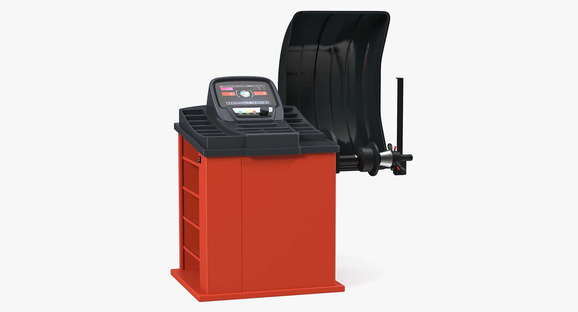 Fully Automatic Wheel Balancer 3D model preview