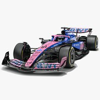 Alpine F1 Team A525 2025 Formula 1 Race Car