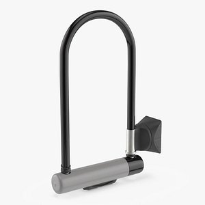 3D Heavy-Duty U-Lock Bicycle Security Black