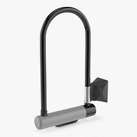 Heavy-Duty U-Lock Bicycle Security Black
