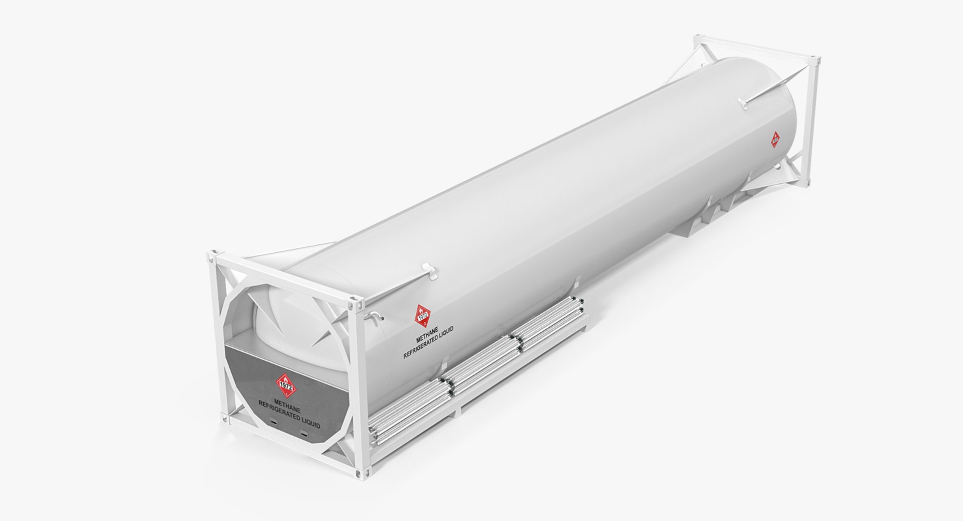 Liquefied Gas Tank 3D model preview