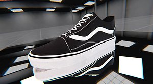 example vans shoes 3D model