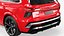 Luksusowy SUV klasy Executive w kolorze czerwonym, uproszczony