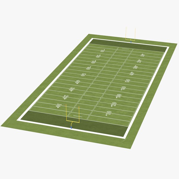real football field 3D model