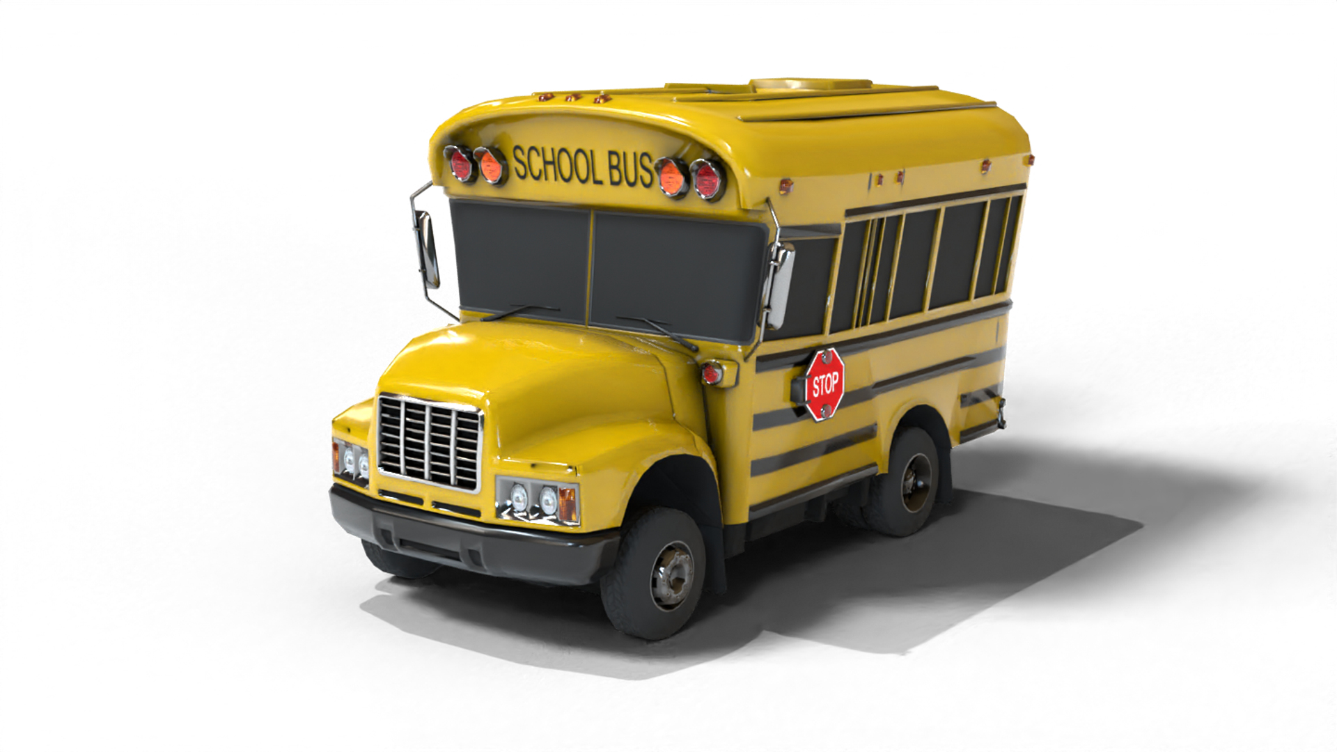 3D Cartoon Bus - TurboSquid 2014131