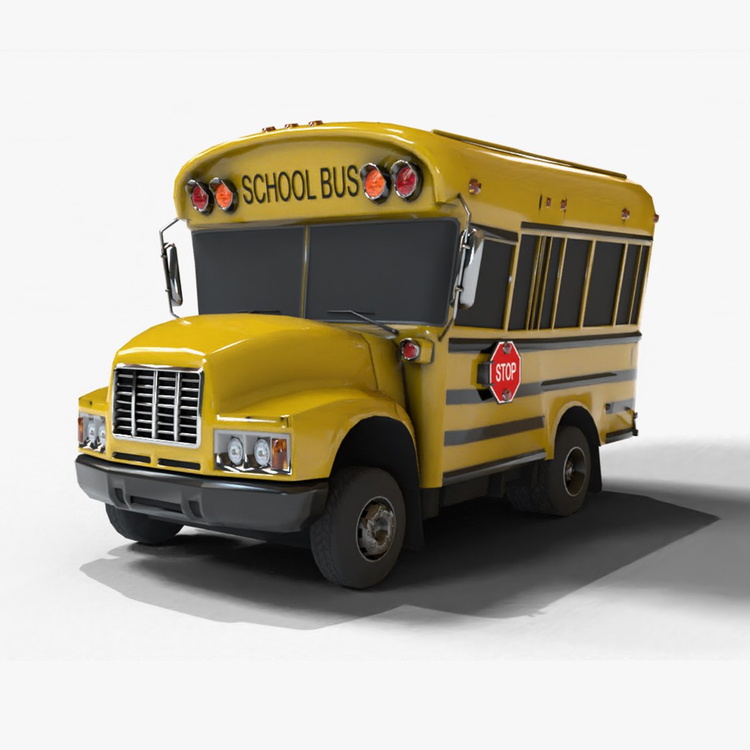 3d Cartoon Bus Turbosquid 2014131