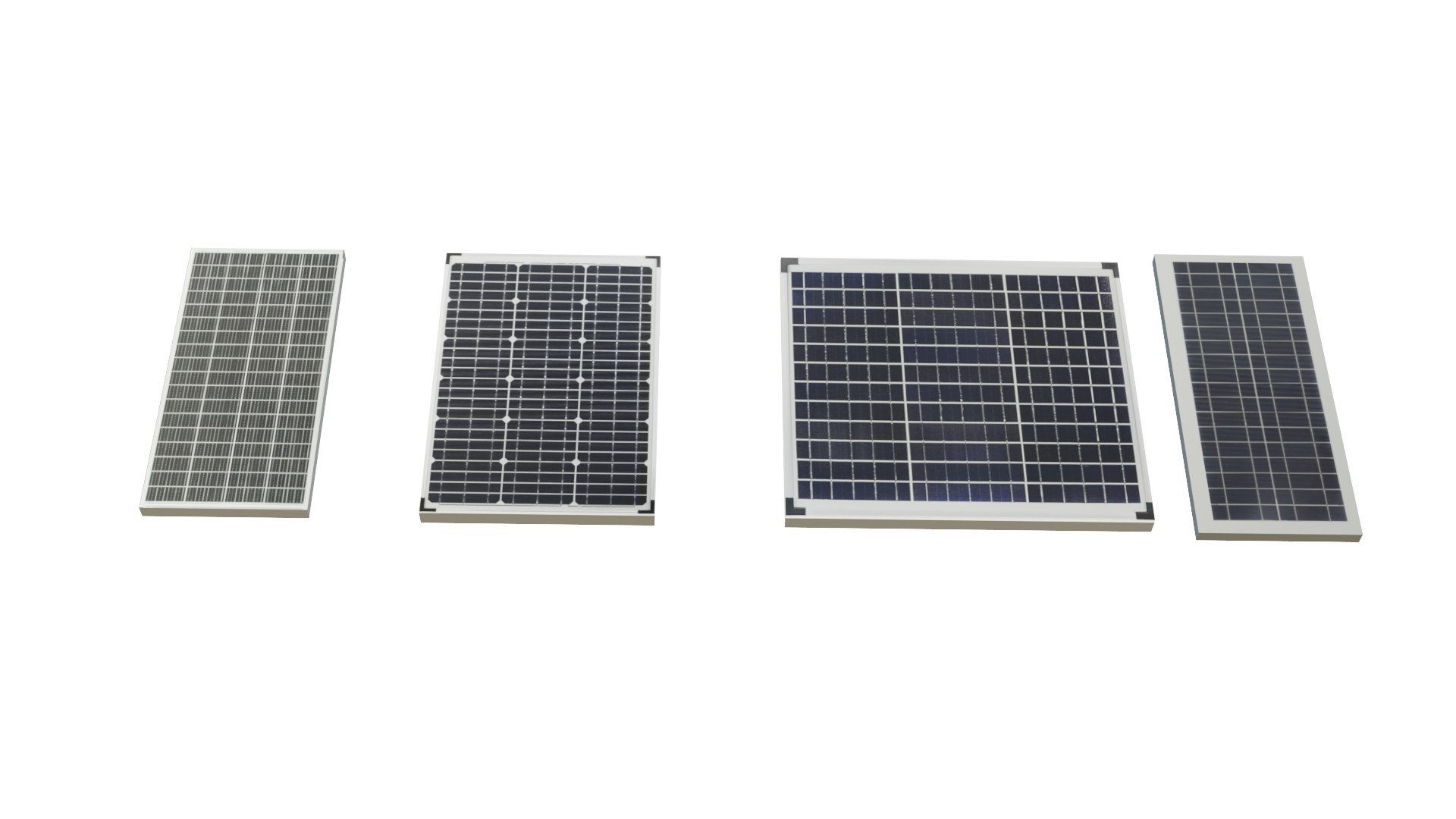 Solar Panels Collection 3D Model - TurboSquid 2146966